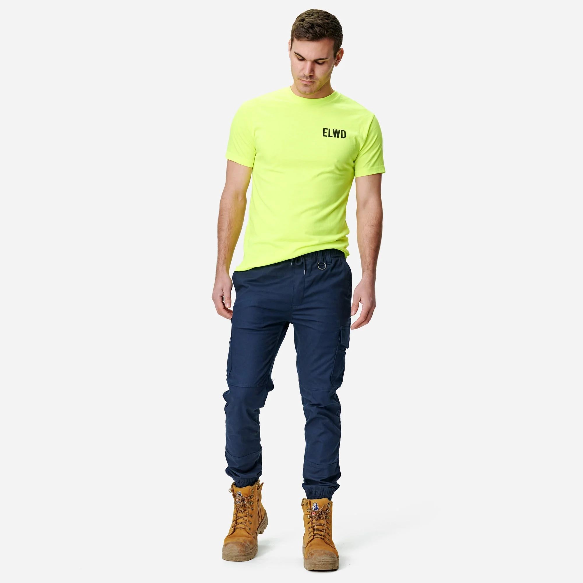 Elwood Men's Elastic Waist Cuffed Trouser - Image 13