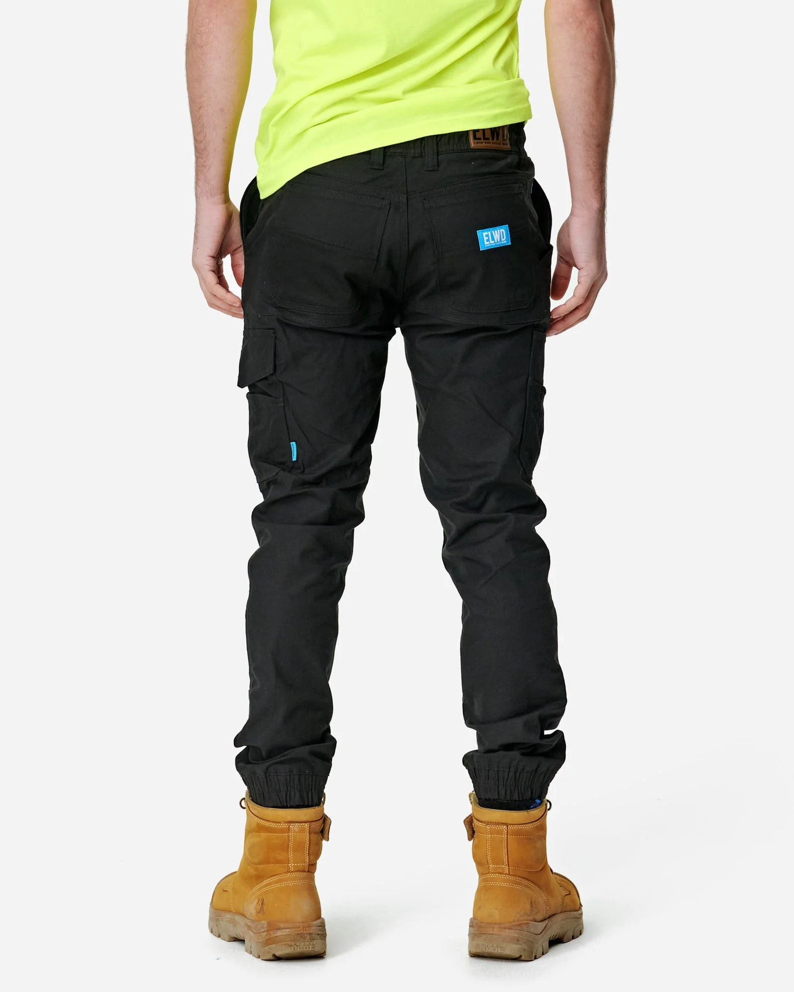 Elwood Men's Elastic Waist Cuffed Trouser - Image 6