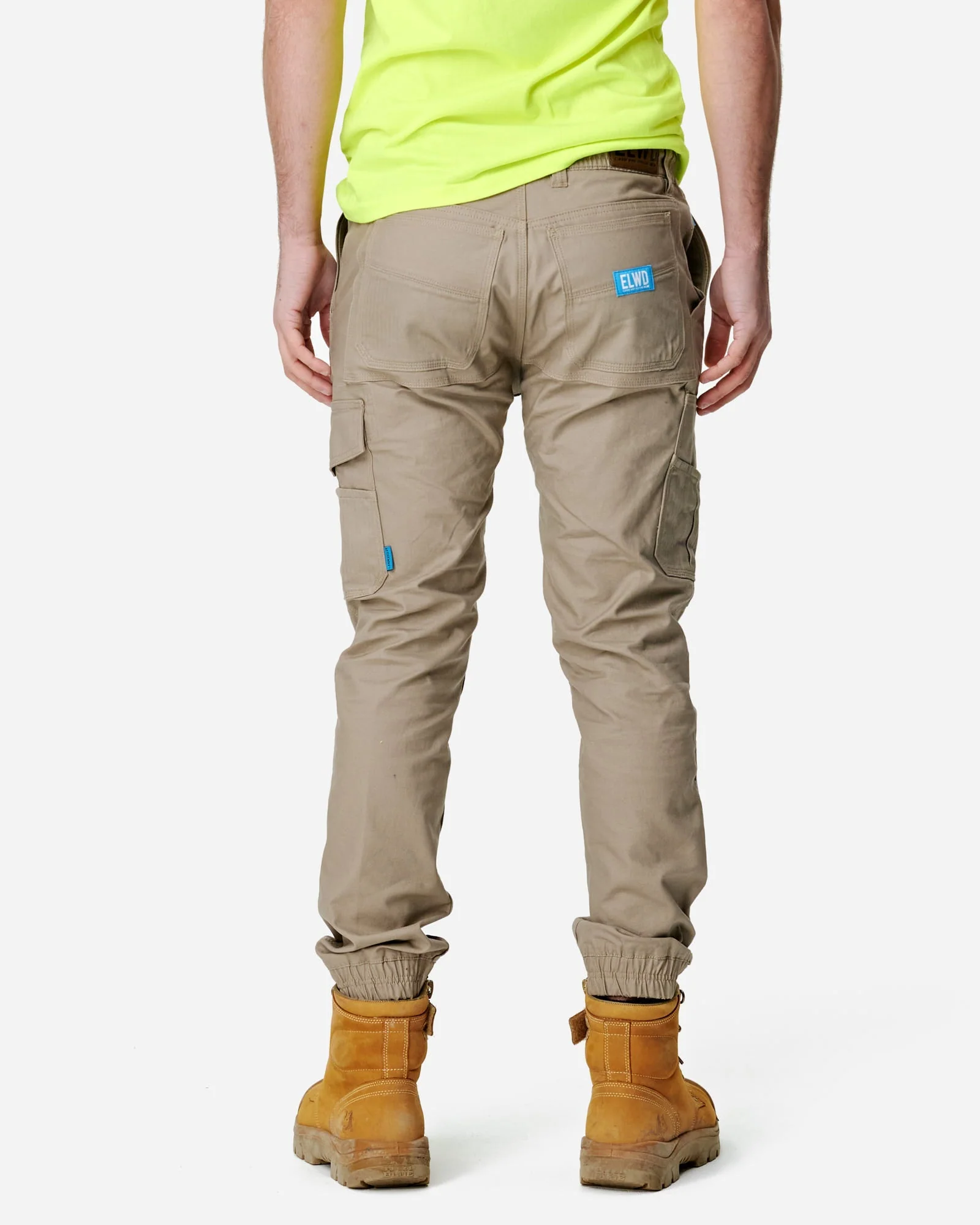 Elwood Men's Elastic Waist Cuffed Trouser - Image 7