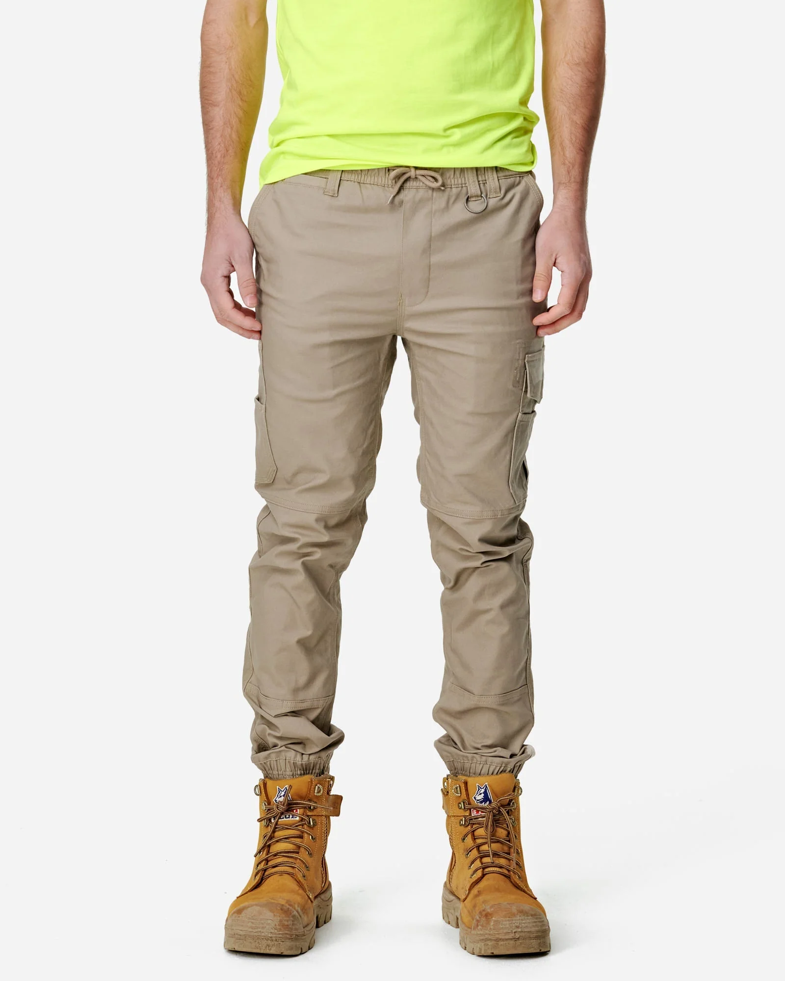 Elwood Men's Elastic Waist Cuffed Trouser - Image 8