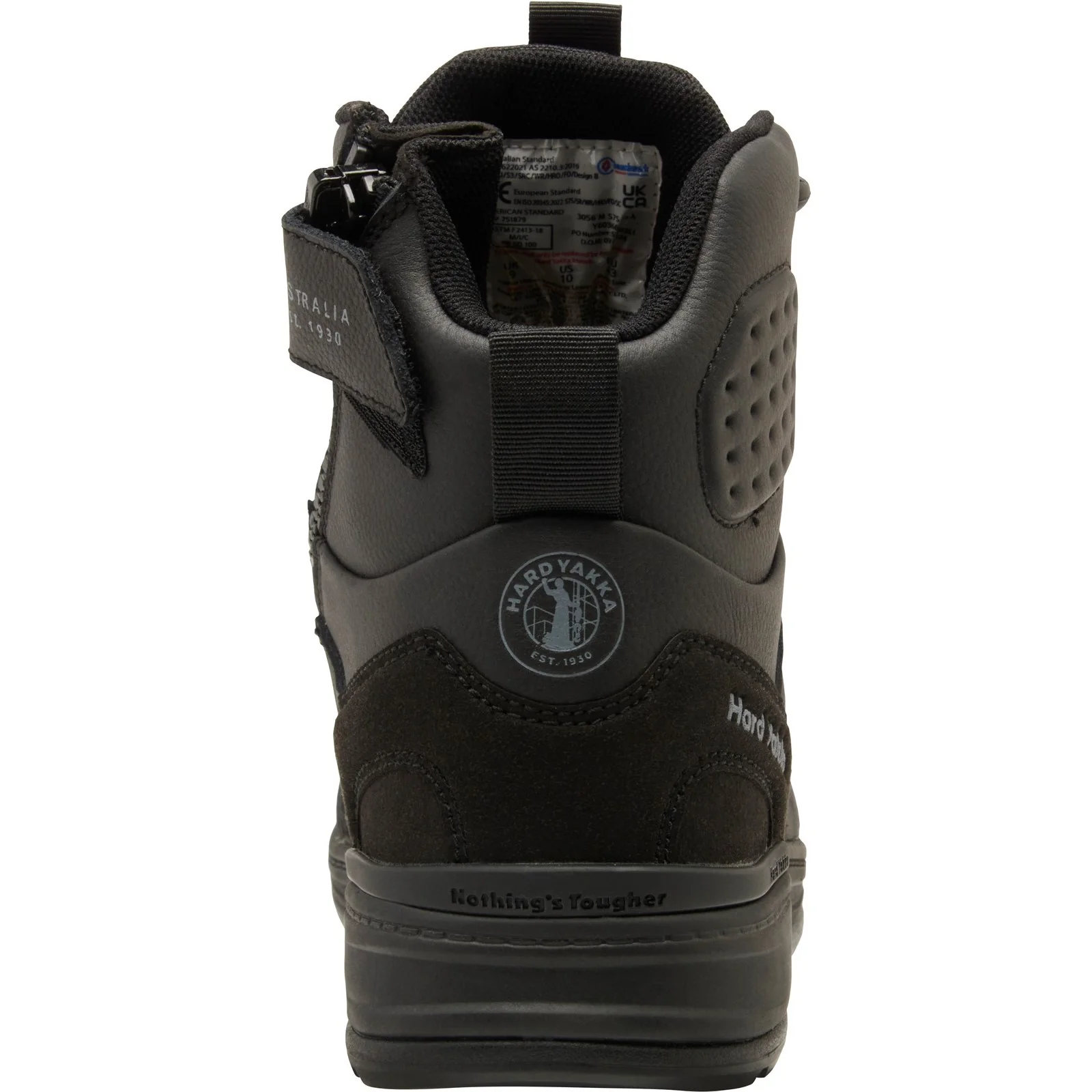 Hard Yakka 3056 Waterproof S7 Work Boots - BLACK - Image 4