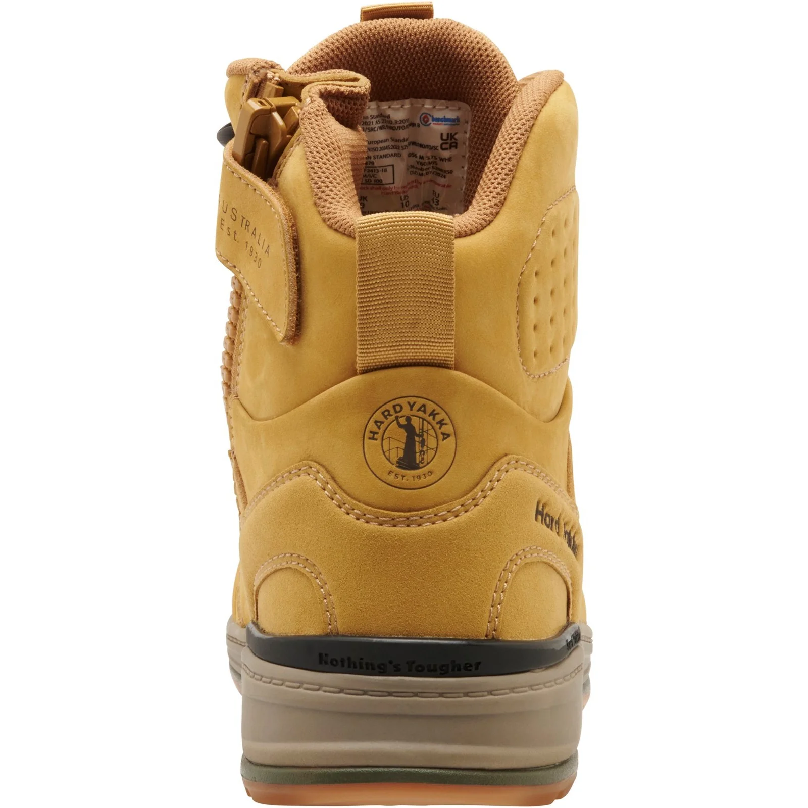 Hard Yakka 3056 Waterproof S7 Work Boots - Wheat - Image 7