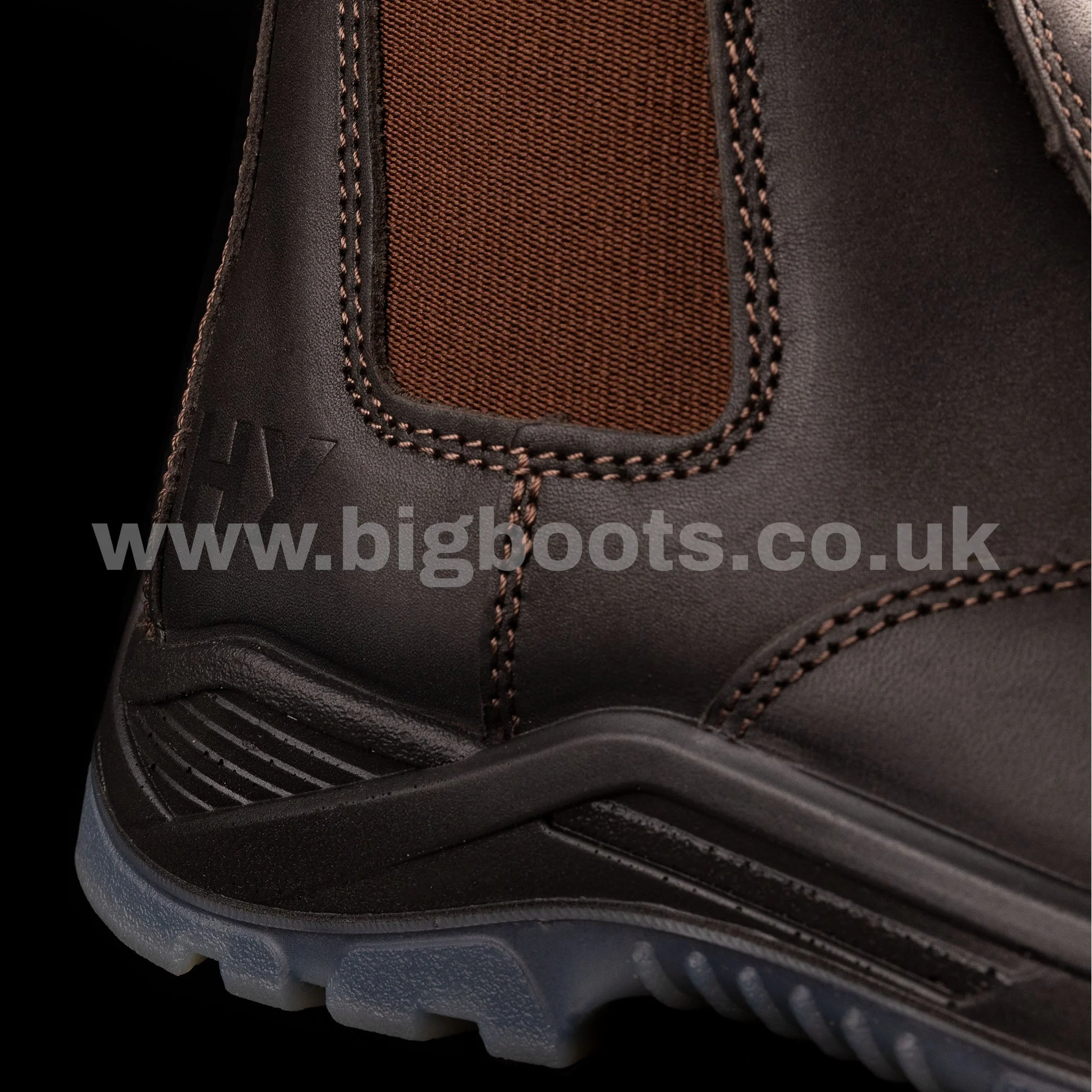 Hard Yakka Women's BANJO elastic sided Safety Boots - Brown - Image 3
