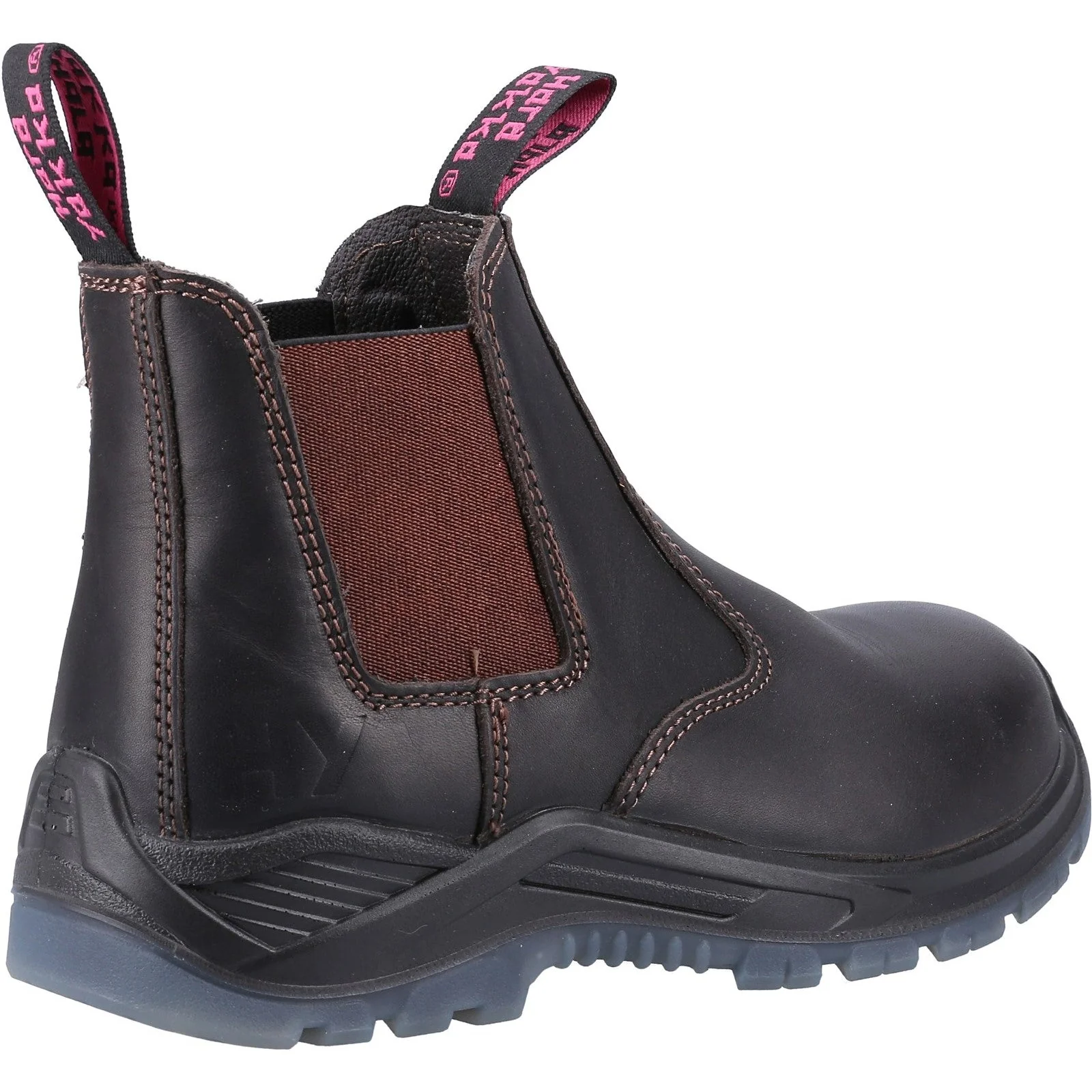 Hard Yakka Women's BANJO elastic sided Safety Boots - Brown - Image 8