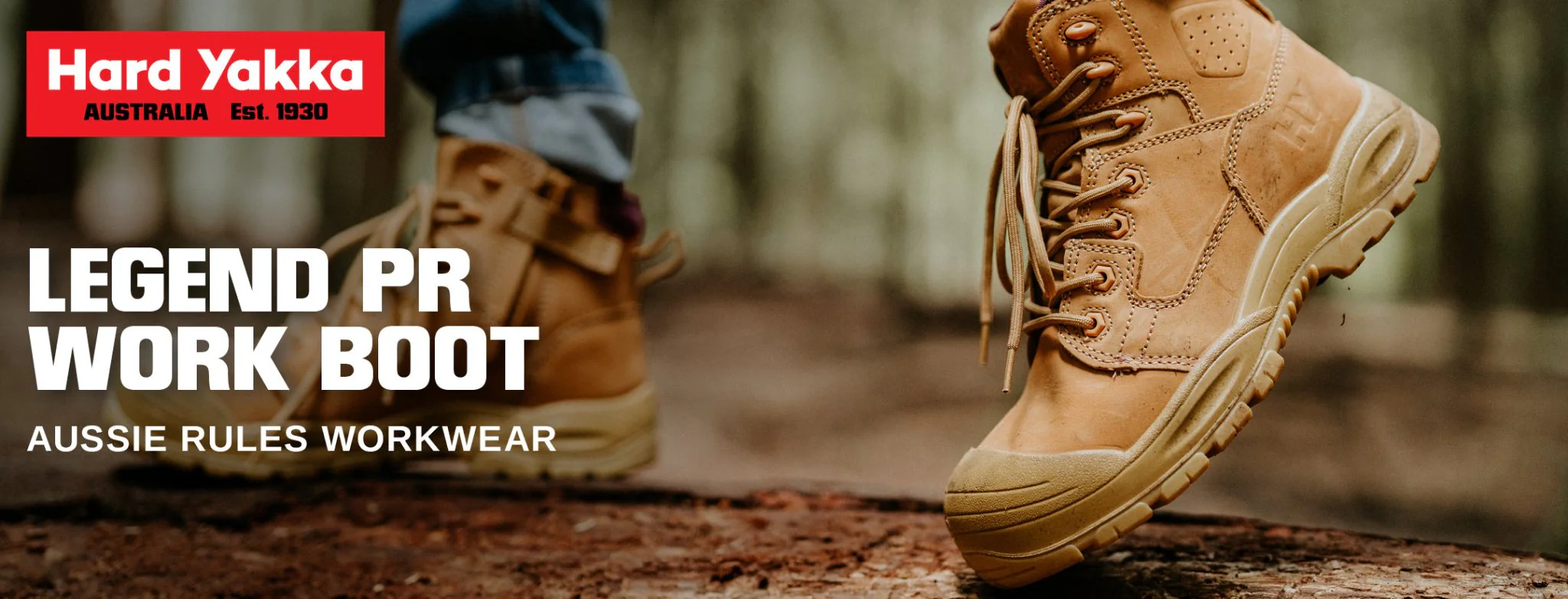 Hard Yakka Zip Sided Legend Work Boots S3 - Wheat - Image 7