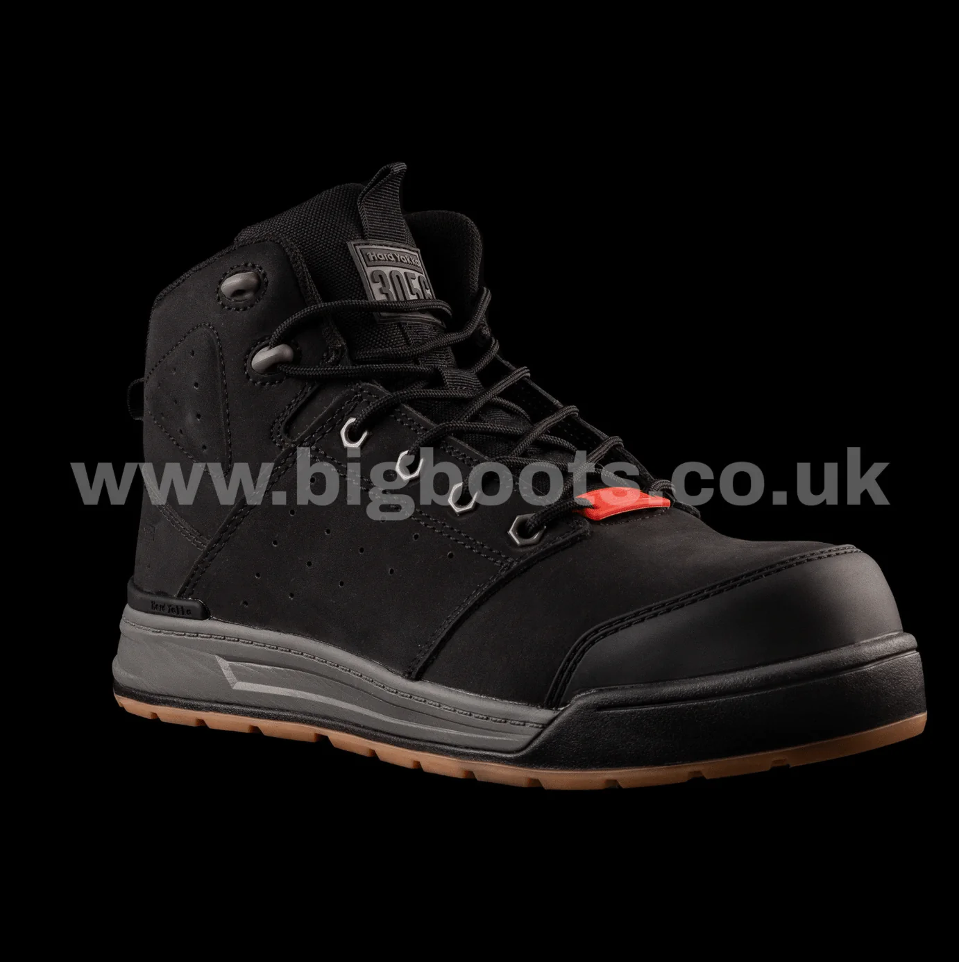 Hard Yakka Mens 3056 Zip Sided Work Boots  - Black - Image 4