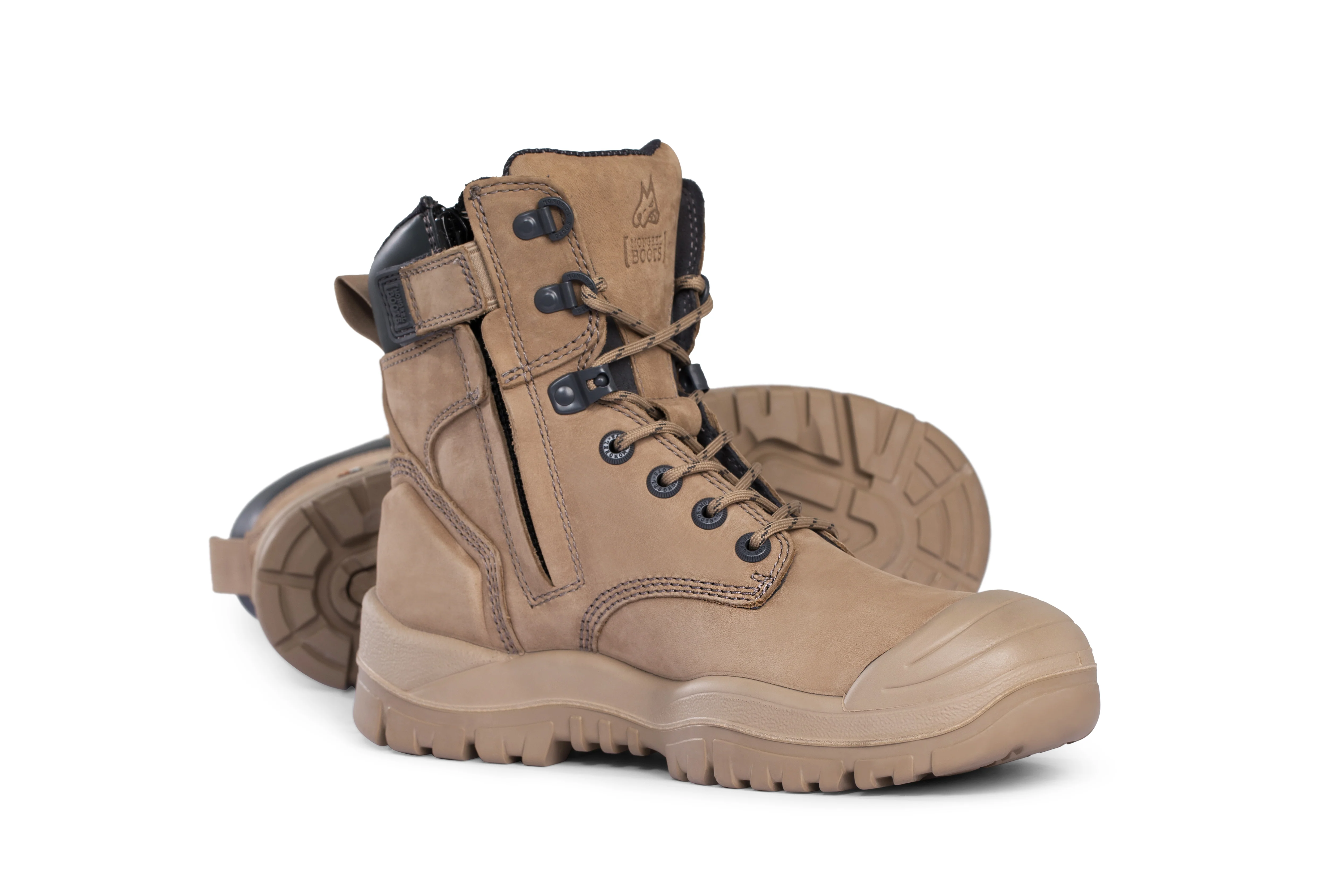 Mongrel 561 Side Zip Safety Boots - STONE - Image 5