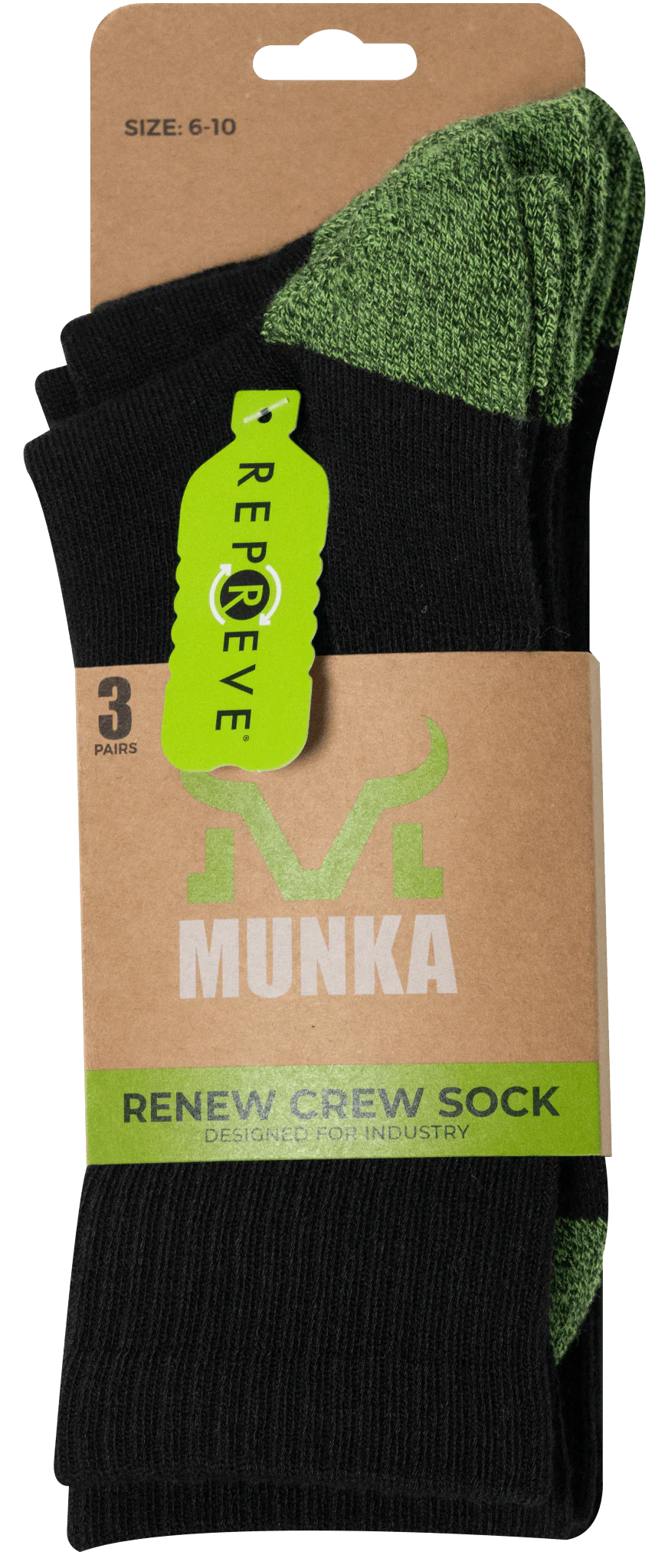 Munka 3pk Renew Sock - Image 3