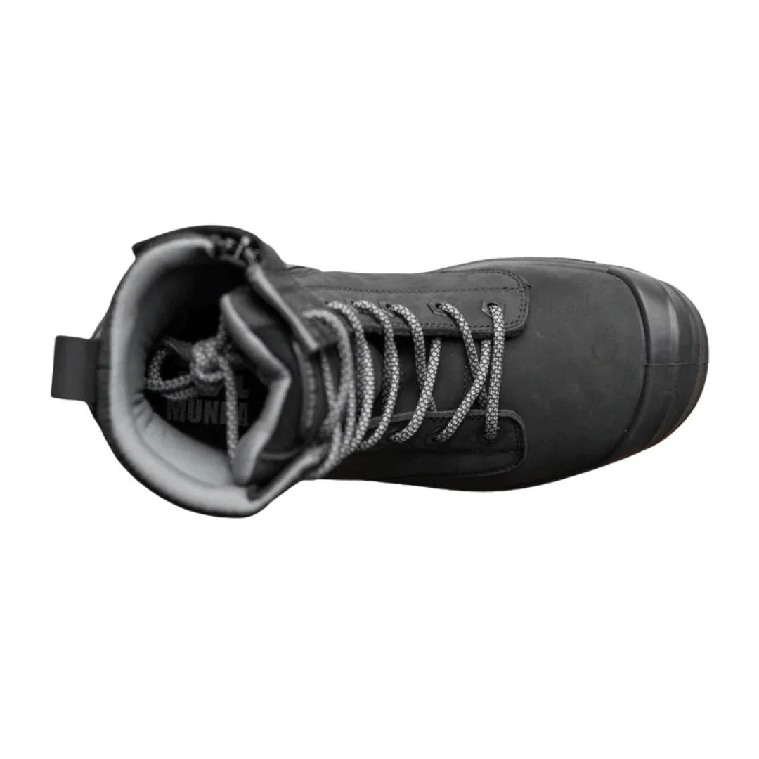 Munka Taurus Side Zip Work Boots - BLACK - Image 3