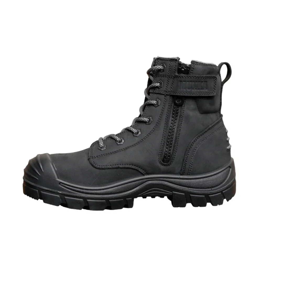 Munka Taurus Side Zip Work Boots - BLACK - Image 4