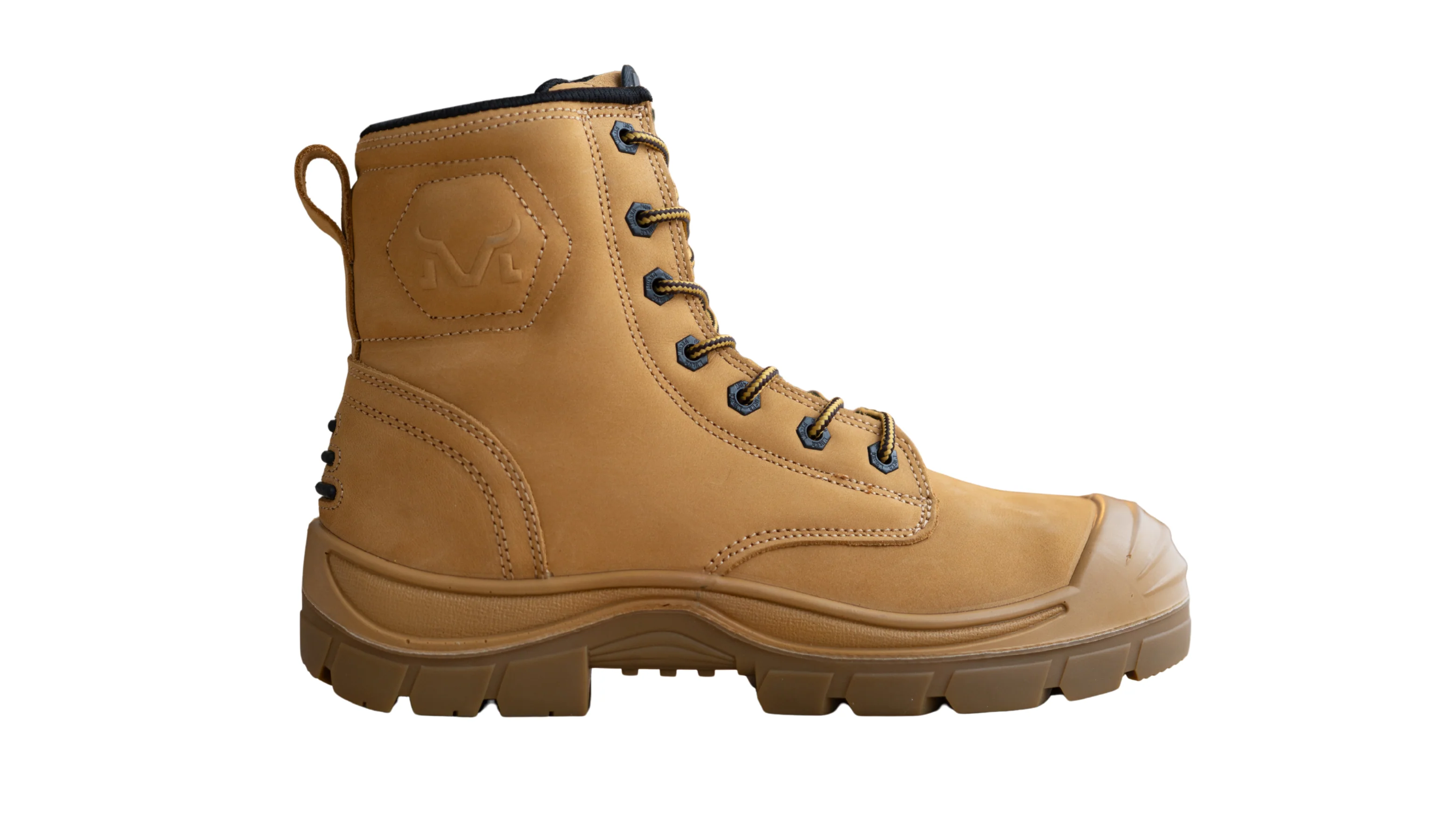 Munka Taurus Side Zip Work Boots - WHEAT - Image 3