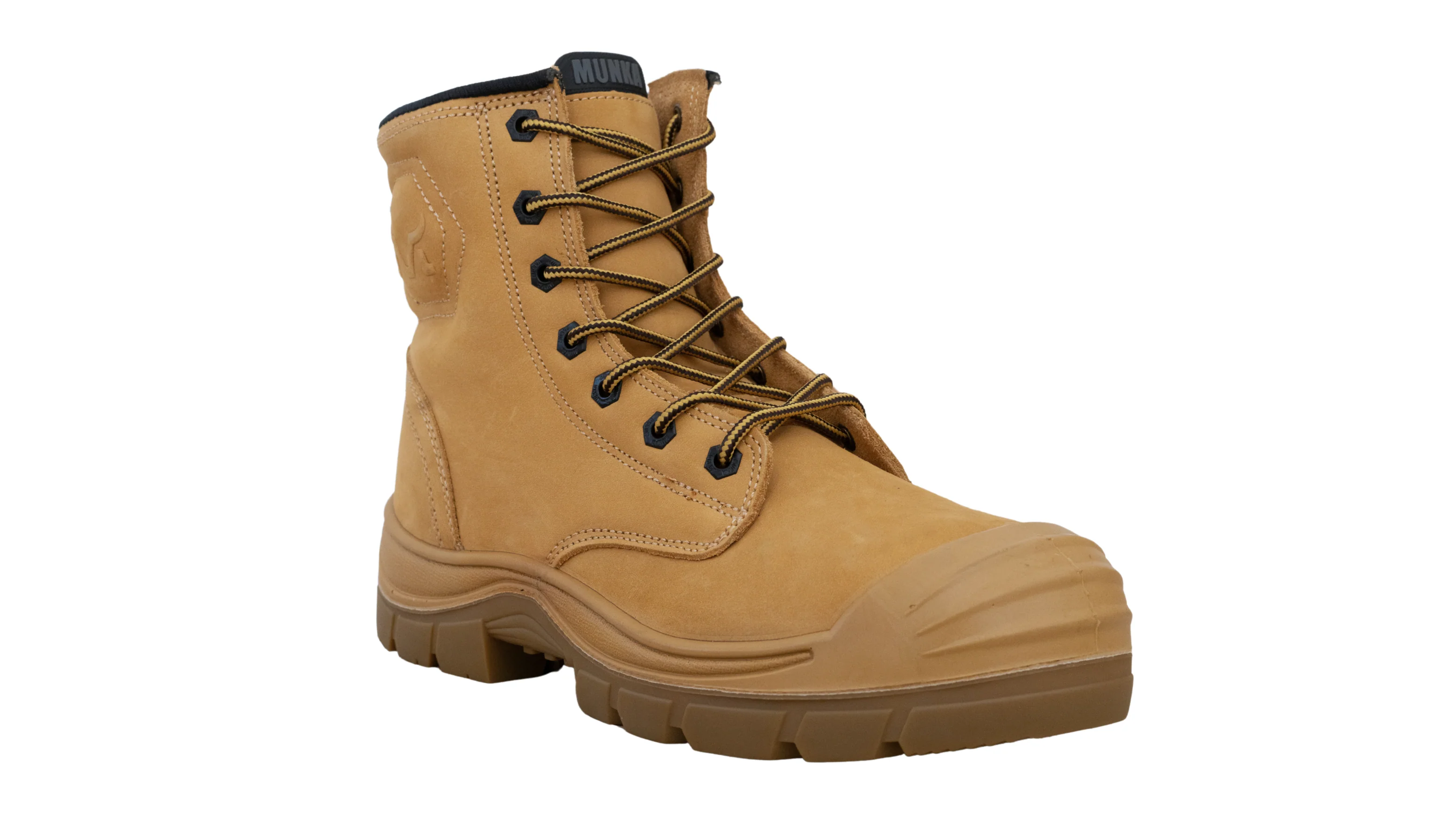 Munka Taurus Side Zip Work Boots - WHEAT - Image 4