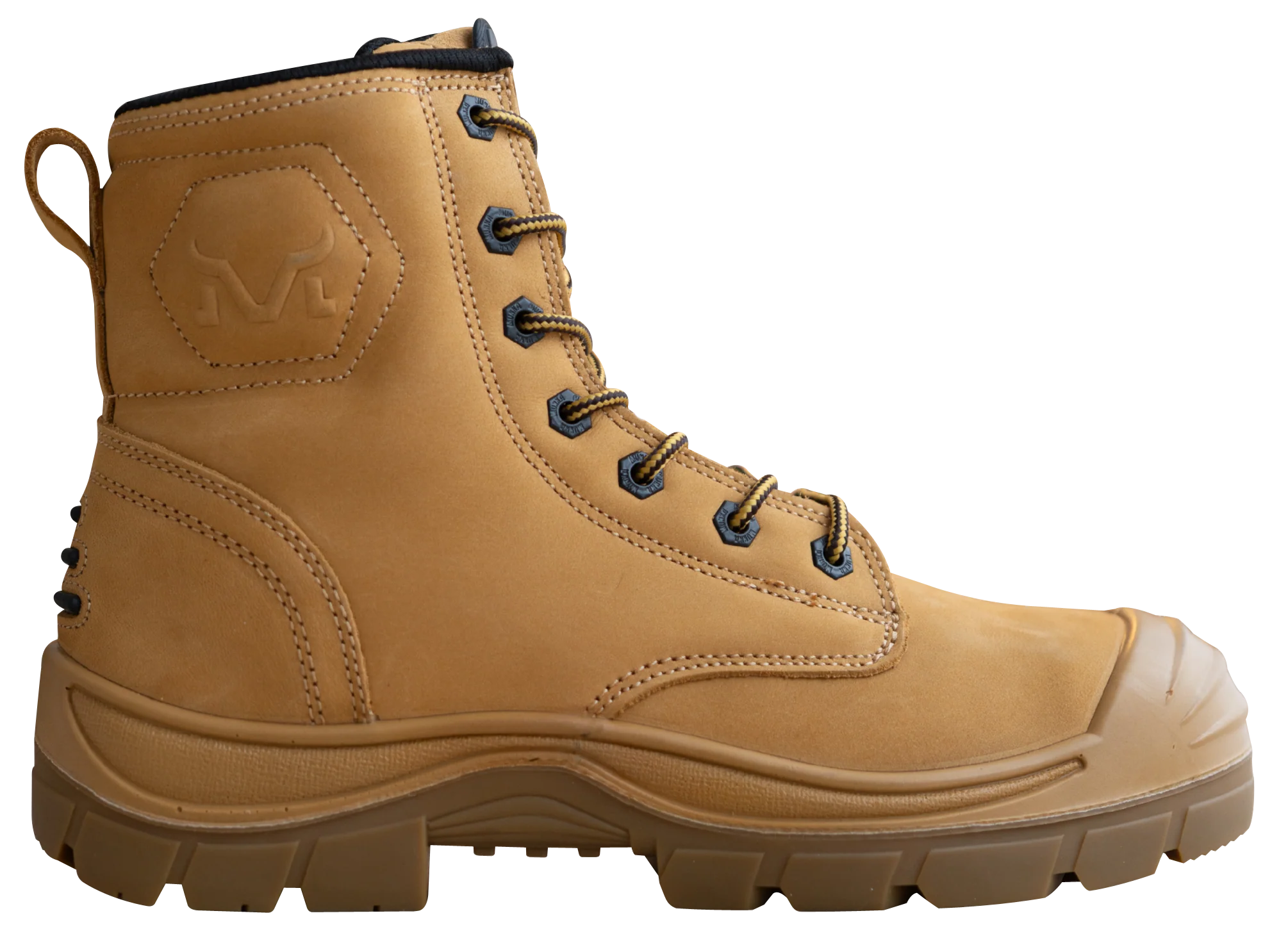 Munka Taurus Side Zip Work Boots - WHEAT - Image 6