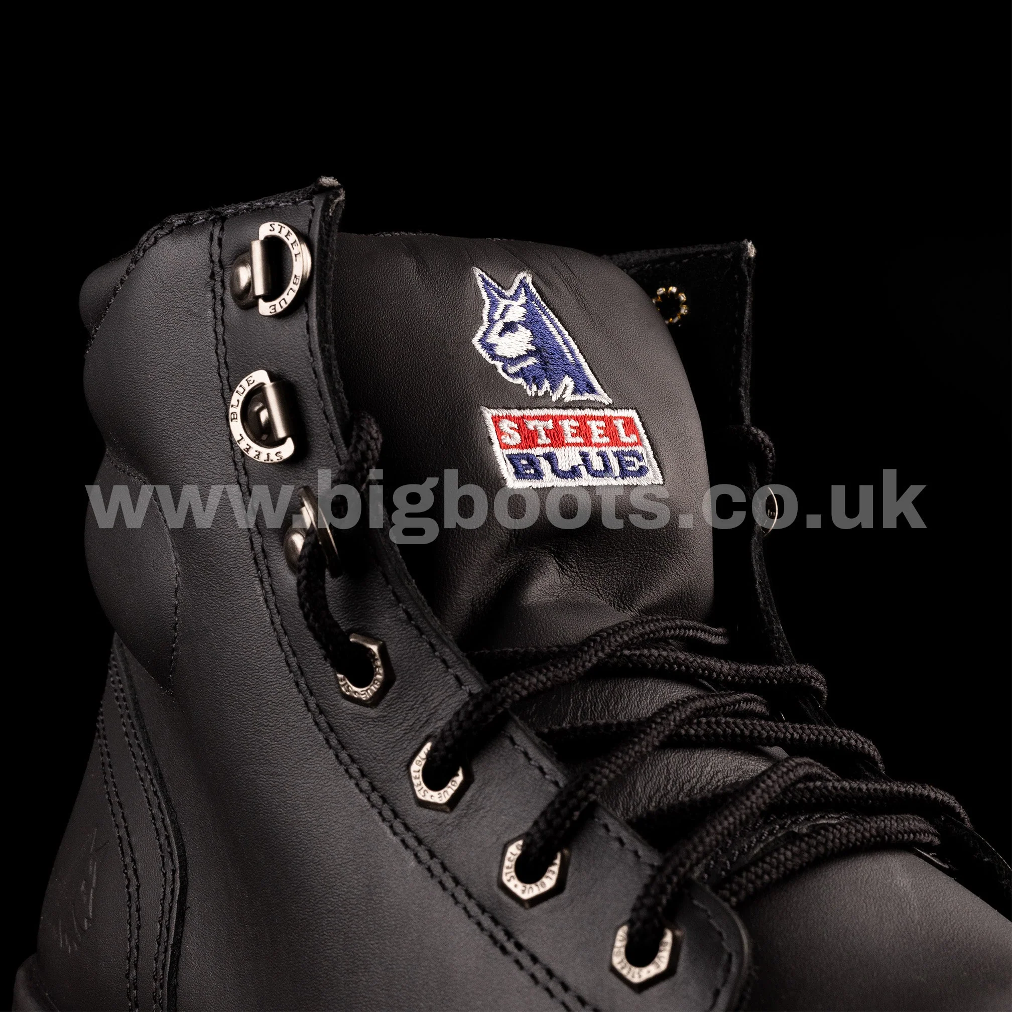 Steel Blue Argyle Met Mens Work Boots - S3 - Image 5