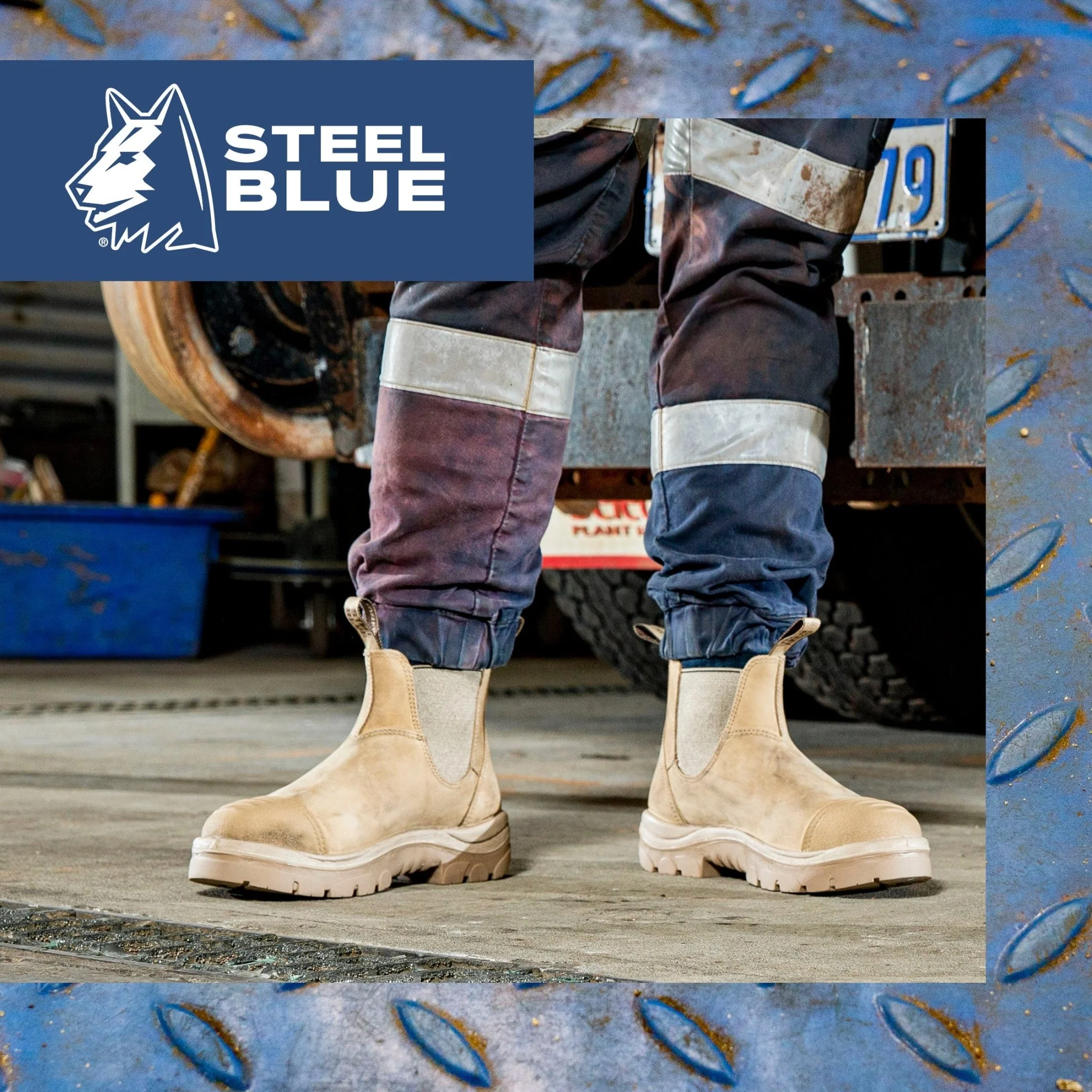 Steel Blue Hobart Scuff SAND - Image 13