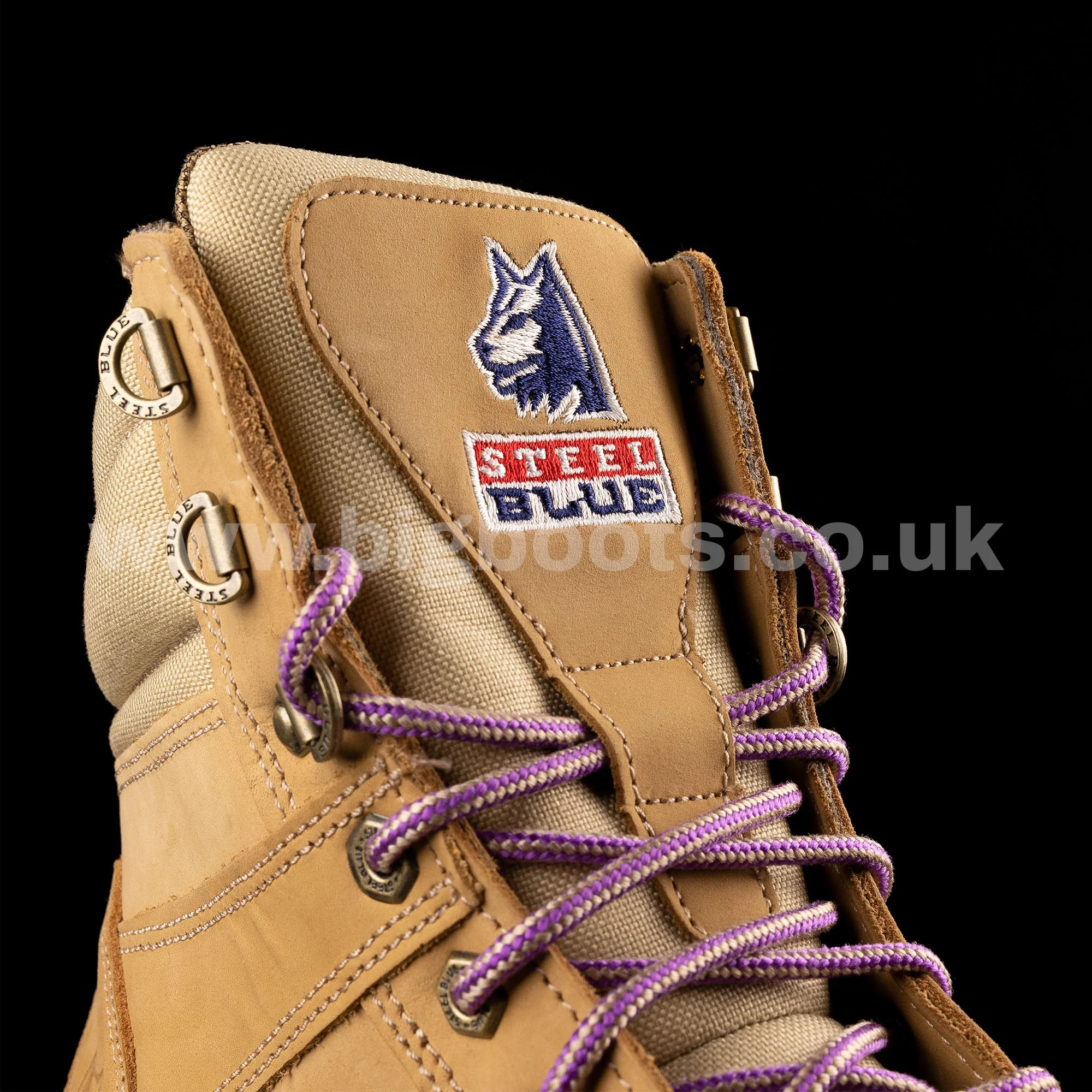 Steel Blue Women's Work Boots Southern Cross Zip S3 - SAND - Image 12