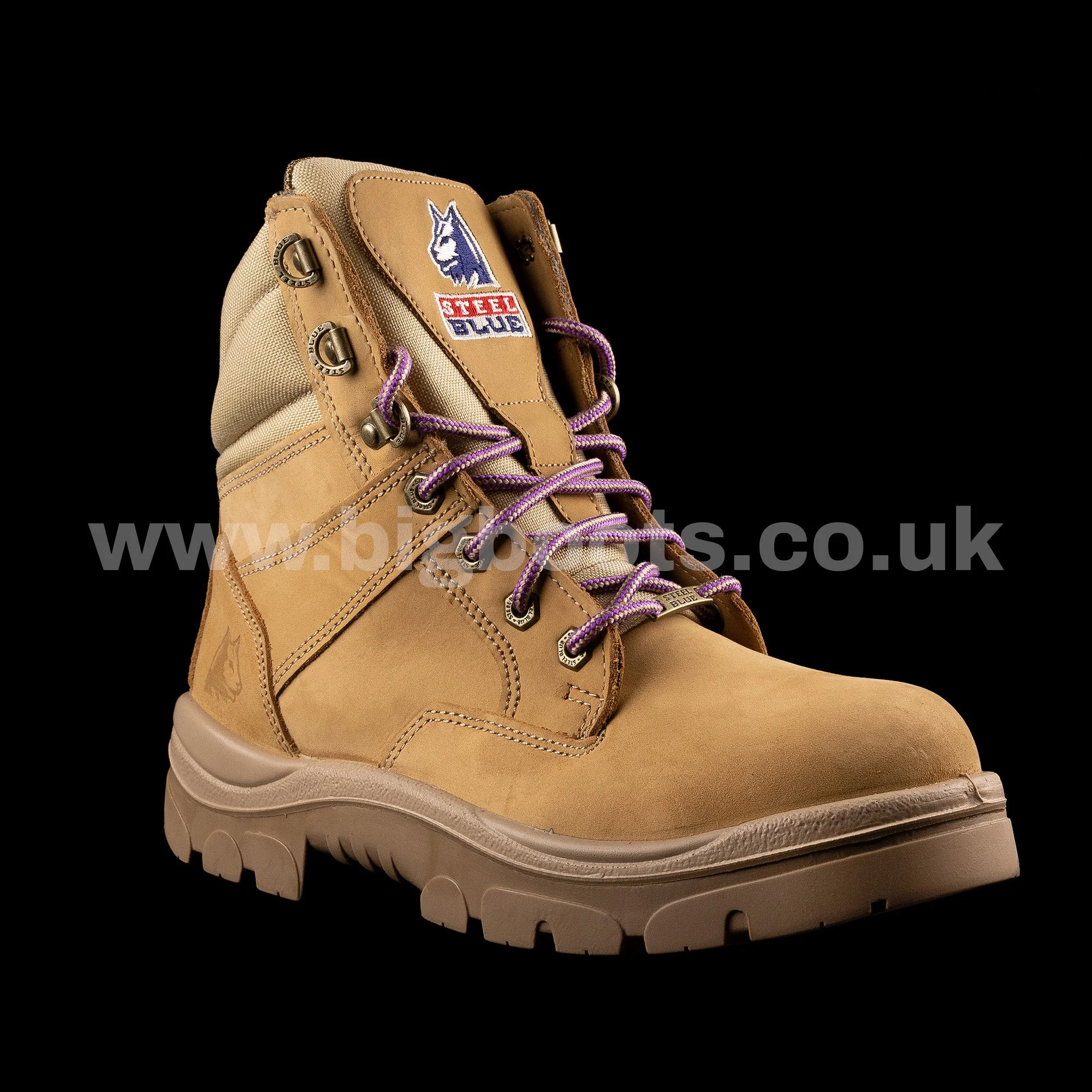 Steel Blue Women's Work Boots Southern Cross Zip S3 - SAND - Image 3