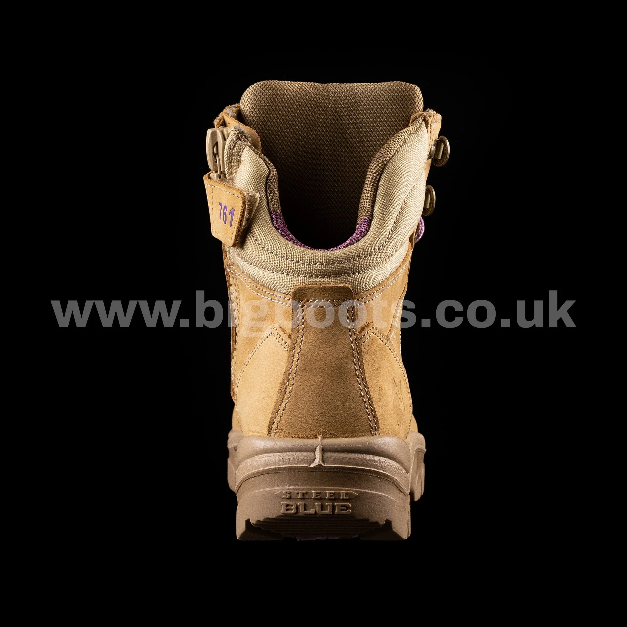 Steel Blue Women's Work Boots Southern Cross Zip S3 - SAND - Image 7