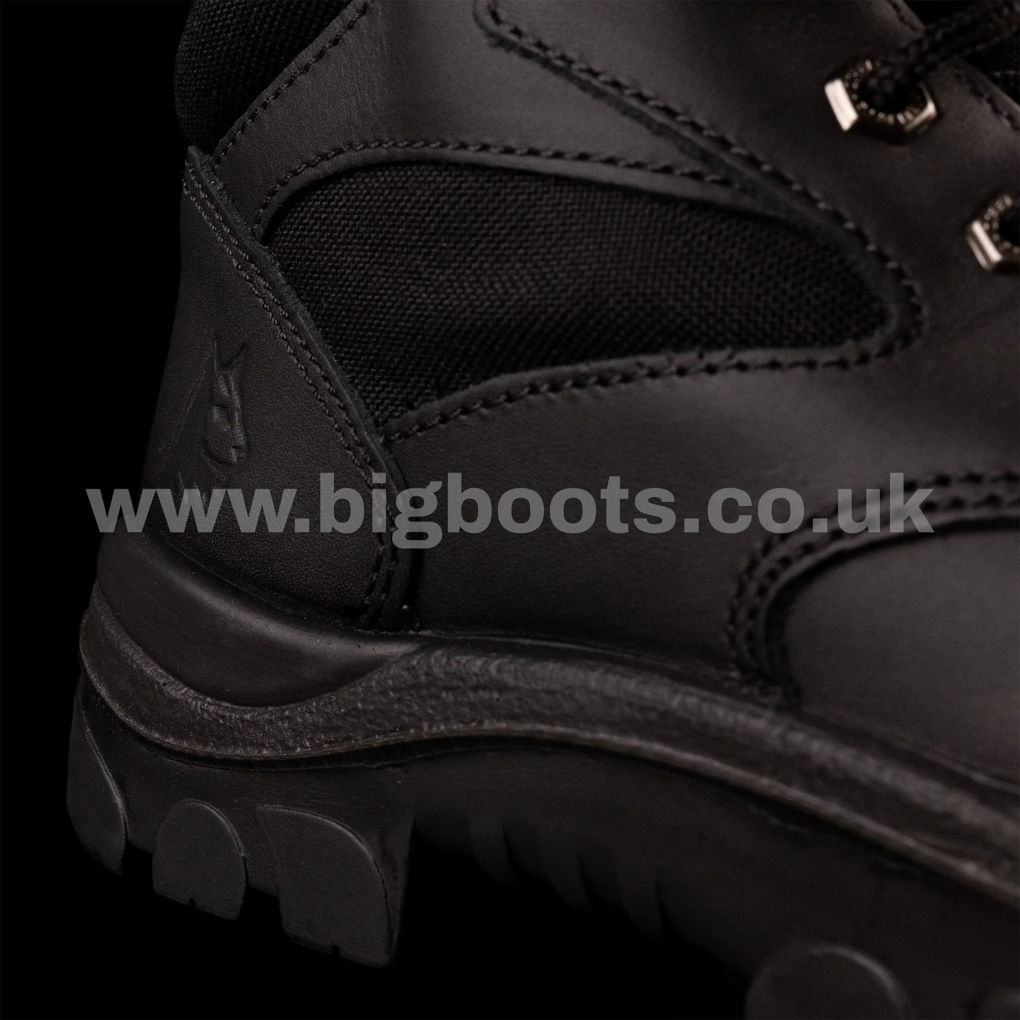 Steel Blue Mens Work Boots Parkes Zip Scuff S3 - Black - Image 5