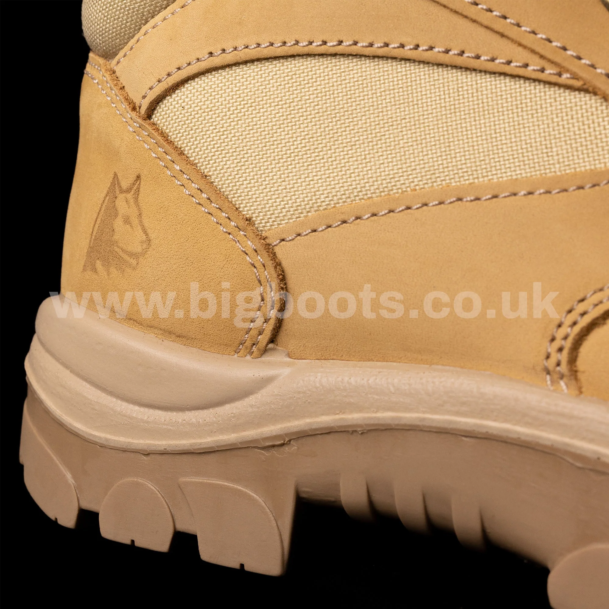 Steel Blue Mens Work Boots Parkes Zip Scuff S3 - SAND - Image 8
