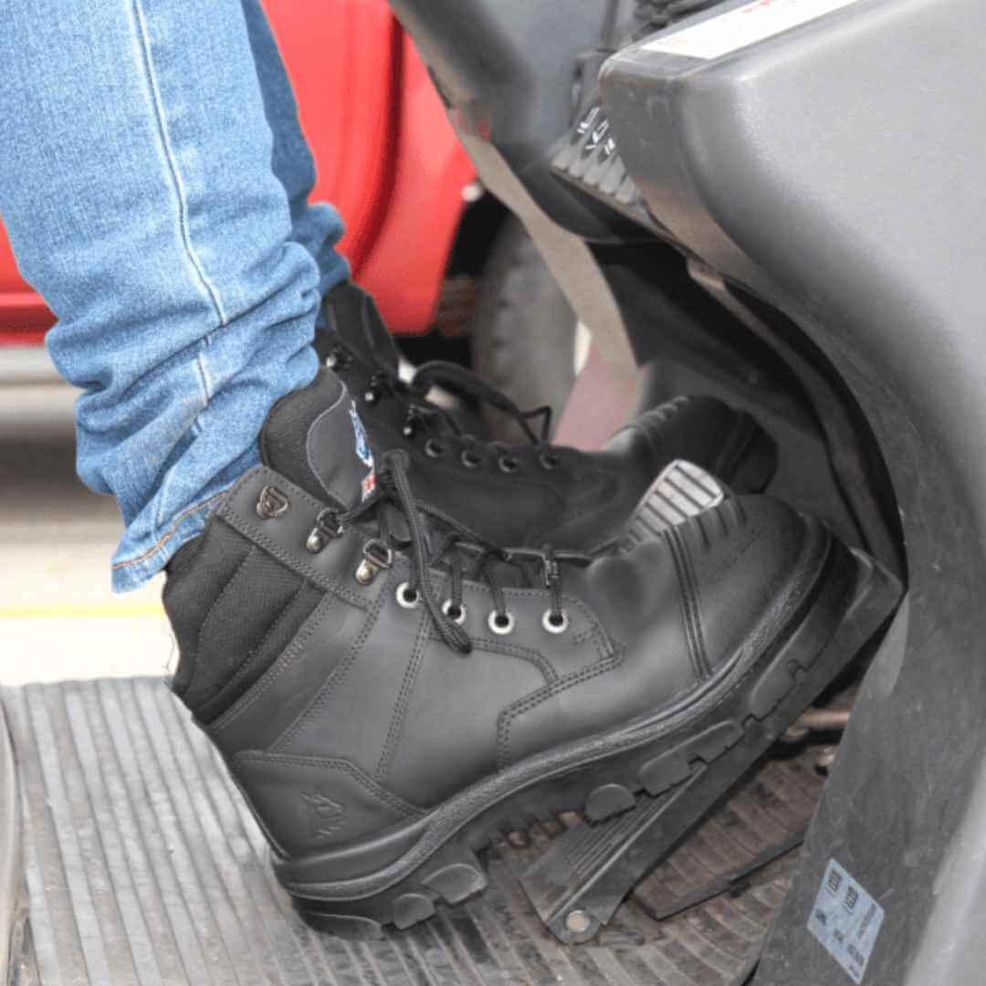 Steel Blue Mens Work Boots Southern Cross Zip GraphTEC™ Scuff S3 - BLACK - Image 3