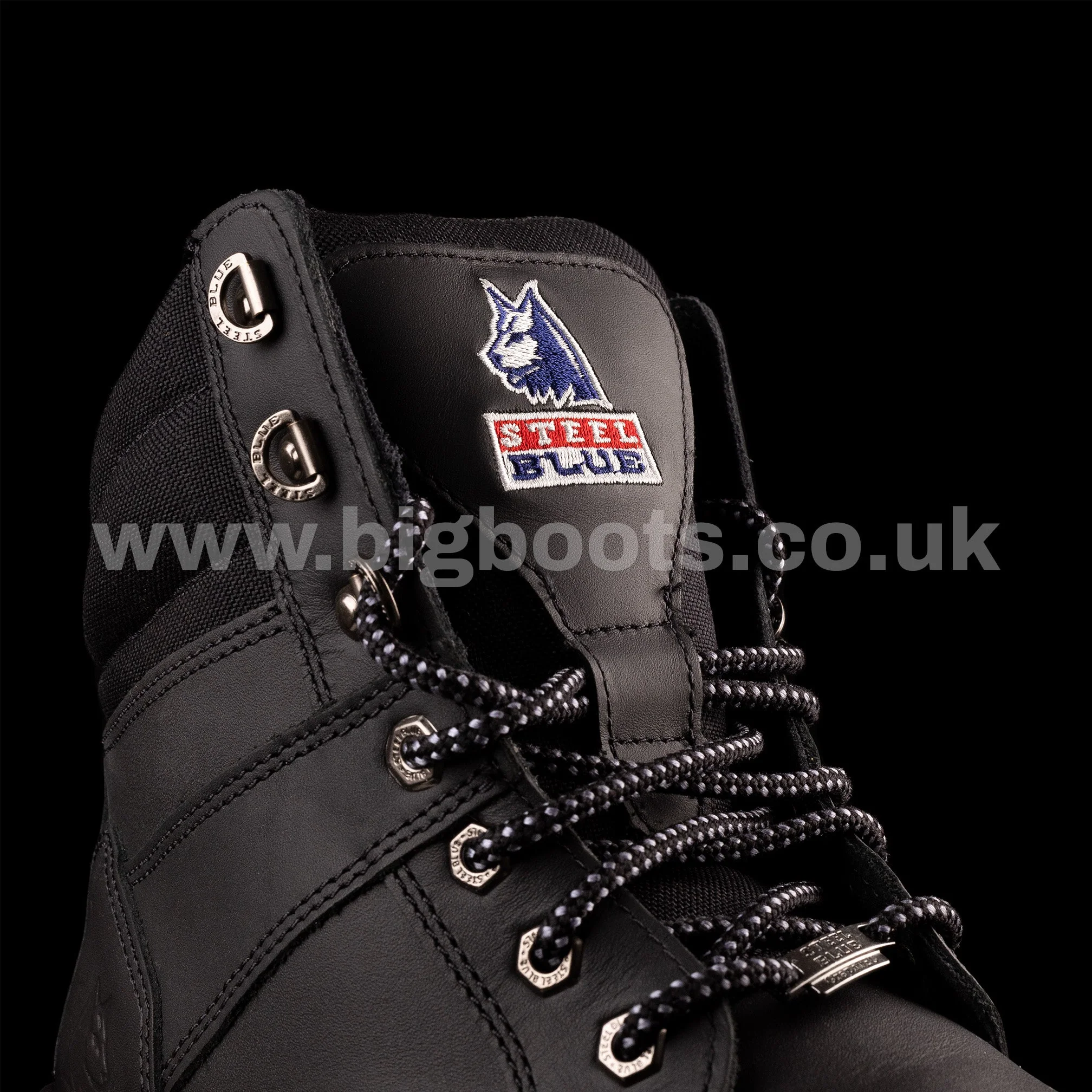 Steel Blue Mens Work Boots Southern Cross Zip GraphTEC™ Scuff S3 - BLACK - Image 6