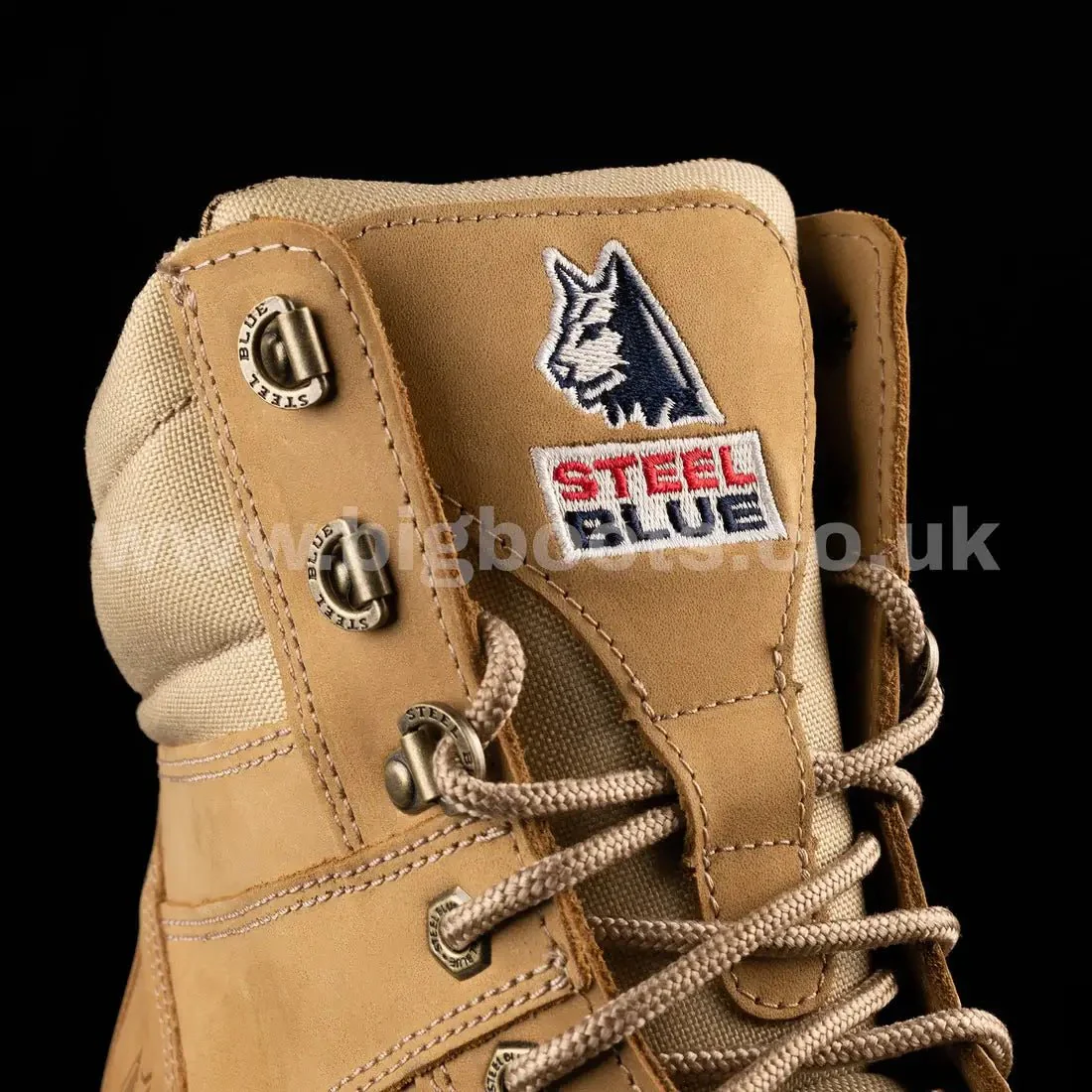 Steel Blue Mens Work Boots Southern Cross Zip S3 - SAND - Image 6