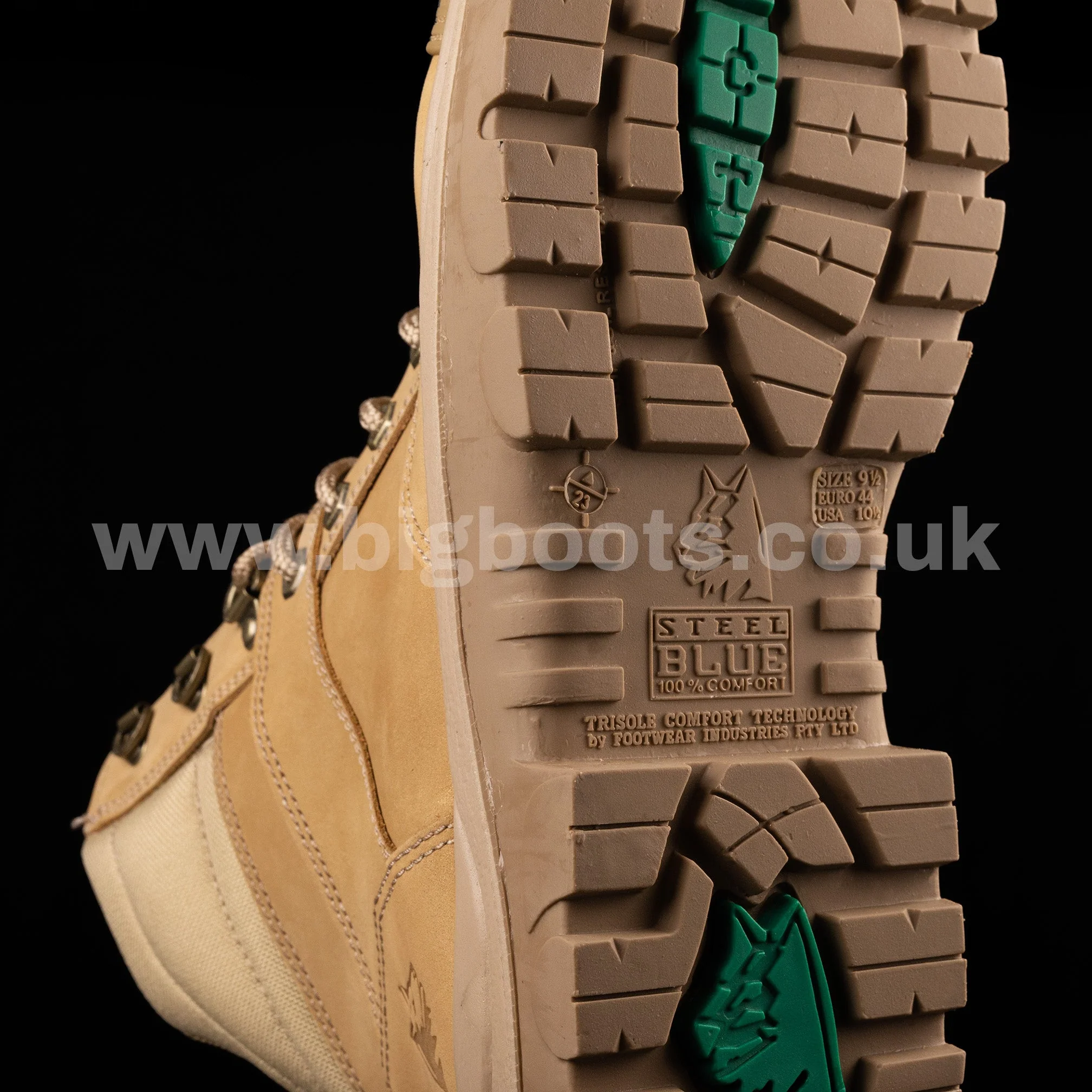 Steel Blue Mens Work Boots Southern Cross Zip S3 - SAND - Image 7