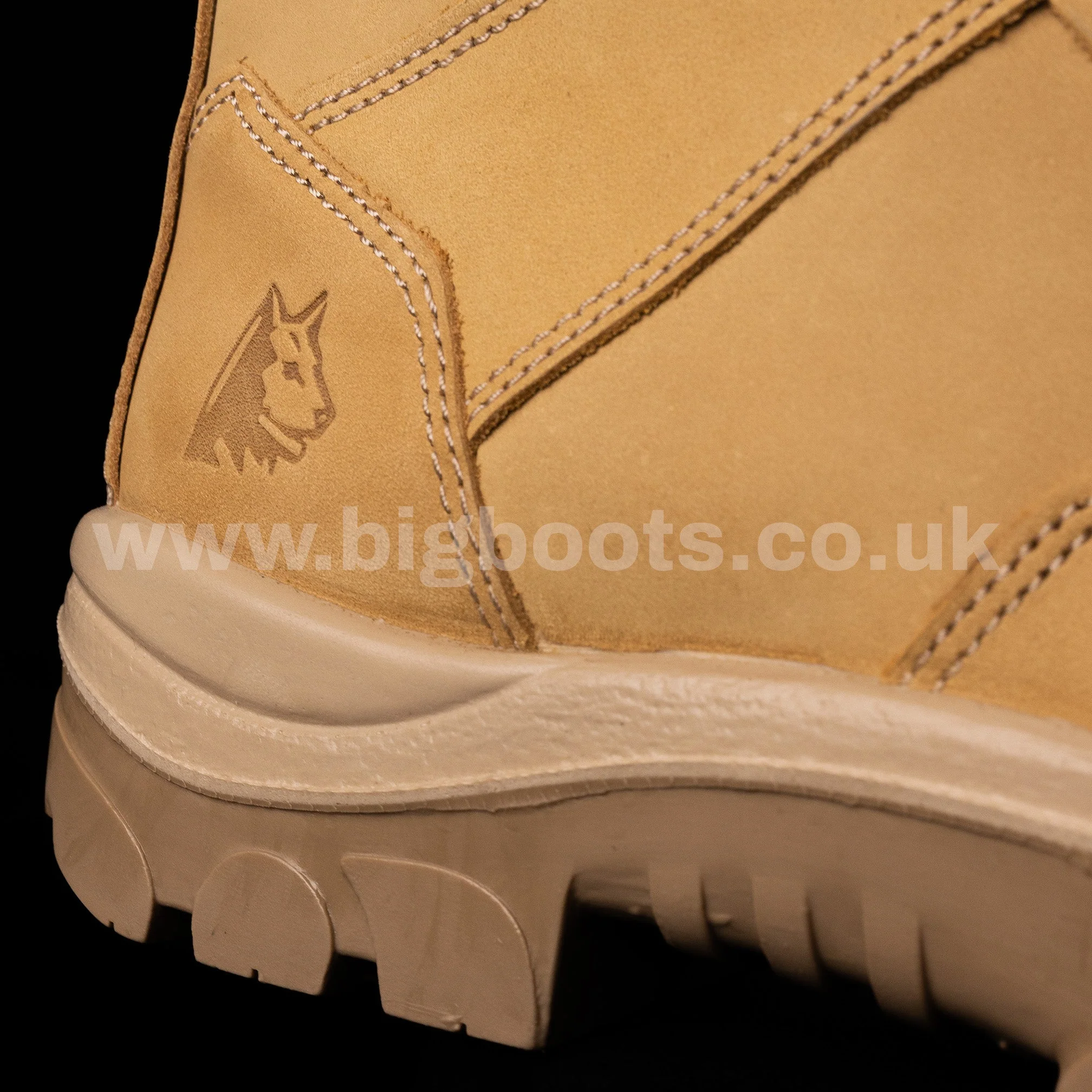 Steel Blue Mens Work Boots Southern Cross Zip S3 - SAND - Image 8