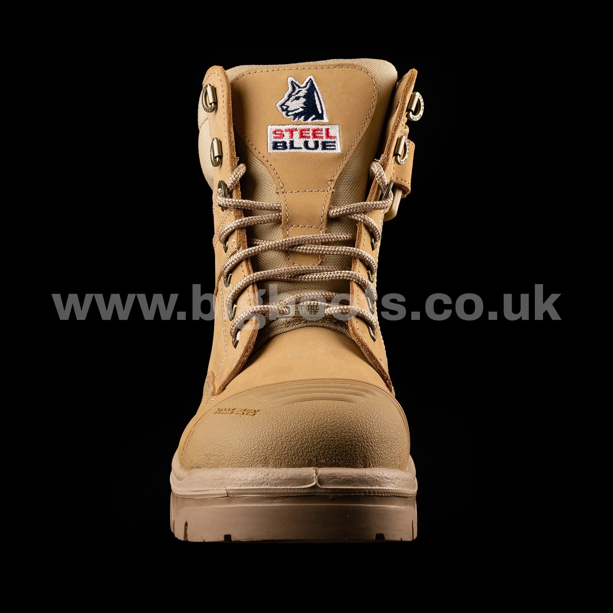 Steel Blue Mens Work Boots Southern Cross Zip S3 - SAND - Image 9