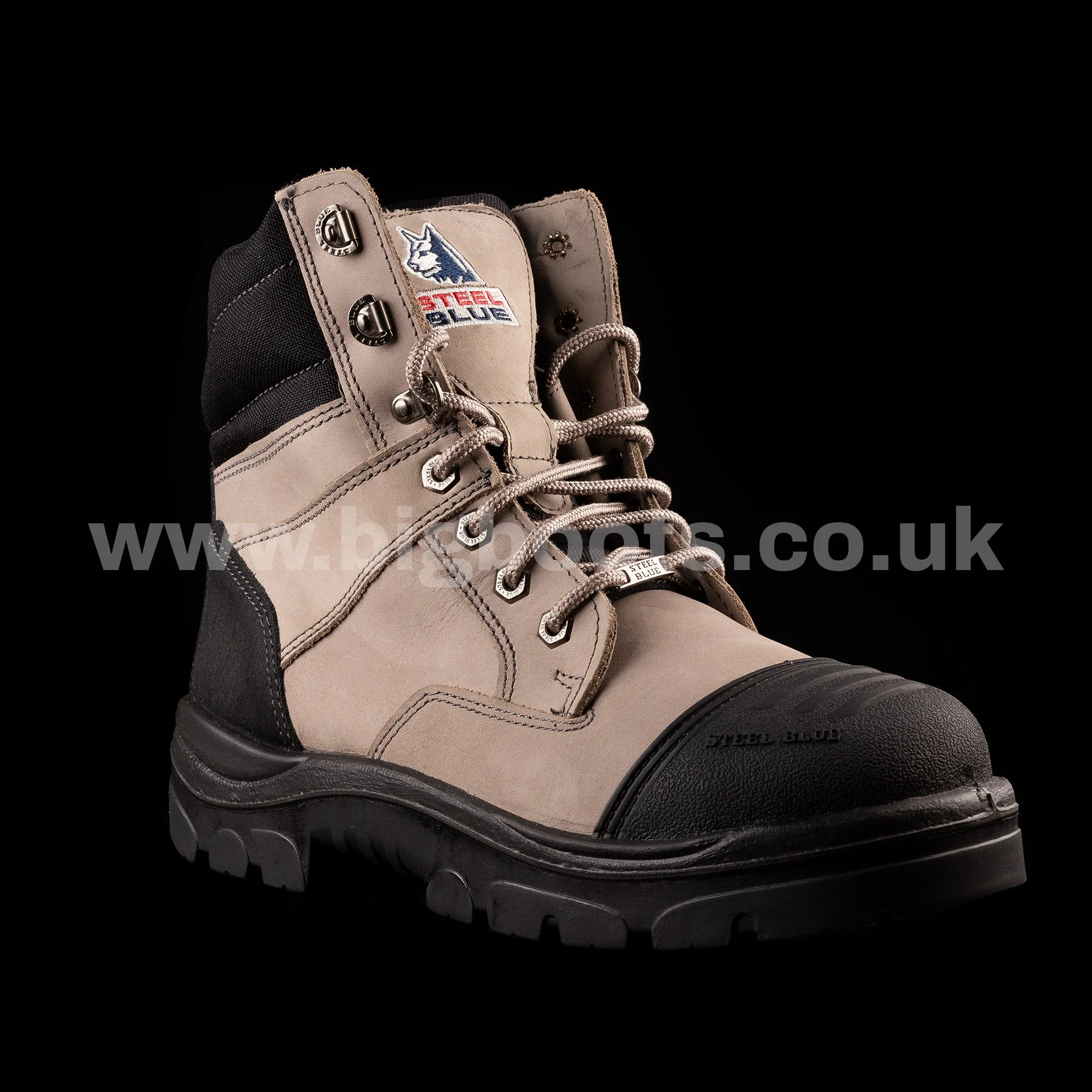 Steel Blue Mens Work Boots Southern Cross Zip S3 - SLATE - Image 4