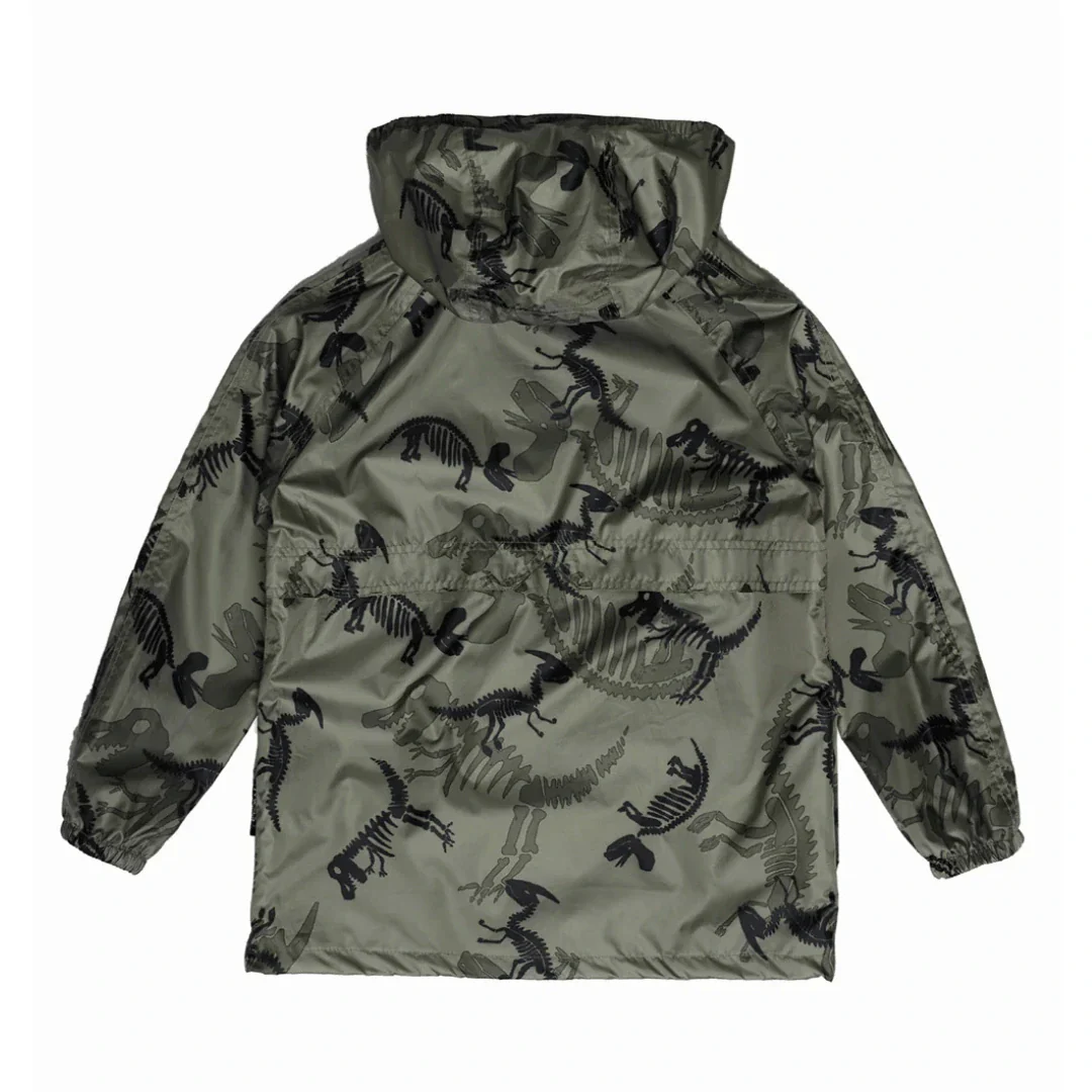 STOWaway Kids Rain Jacket – Dino Print - Image 5